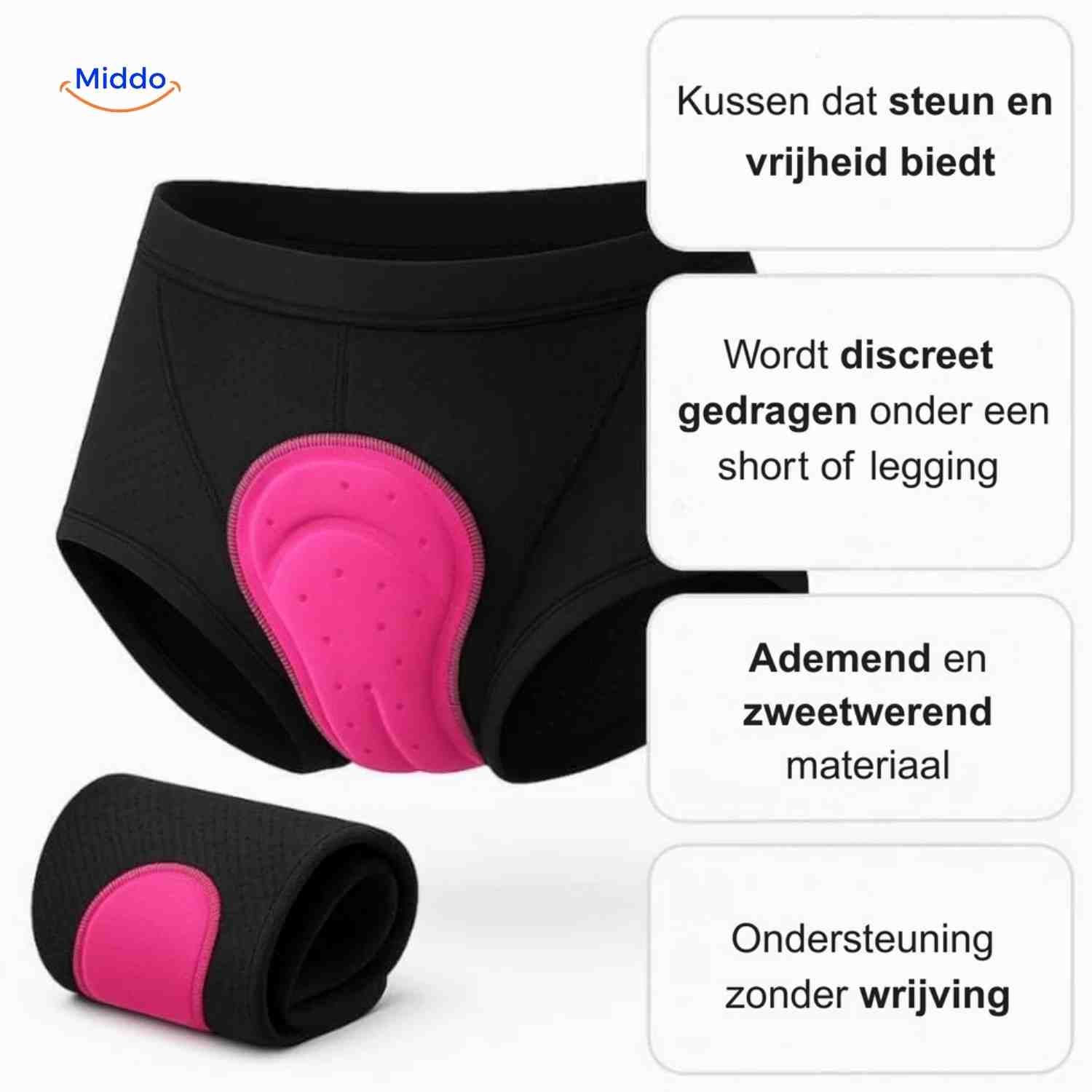 Cyclira™ Sportieve Fietshose | Ademend, sneldrogend & met heupbescherming