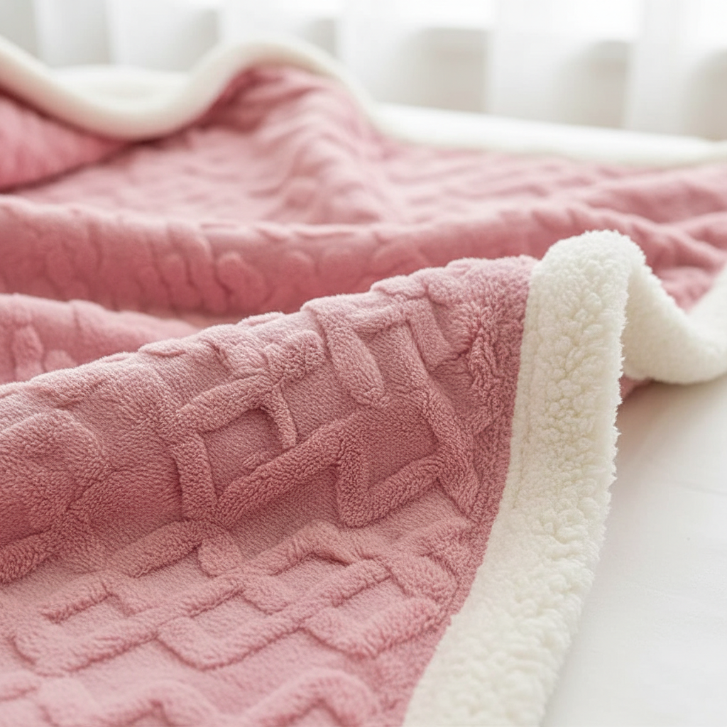 WarmThuis Winterdeken – Luxe Lamswol Fleece Deken met Dubbelzijdig Ontwerp