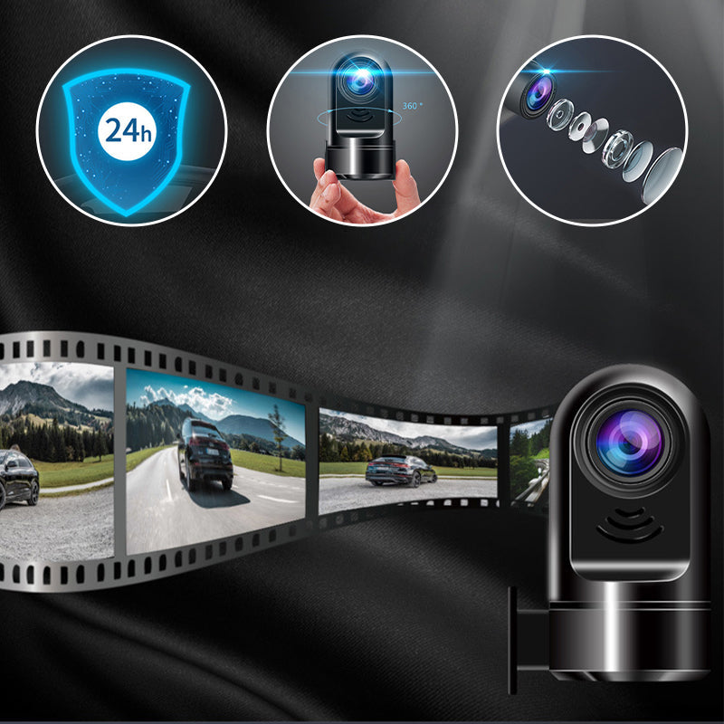 1080P HD Mini ADAS Dashcam met 360° Draaifunctie