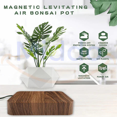 LevitiPlant™ | Zwevende plantenpot voor stijlvolle woonruimte-inrichting