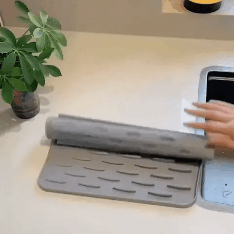 FlexiDry Siliconen-Droogmat – Hittebestendig, Antislip & Ruimtebesparend Ontwerp