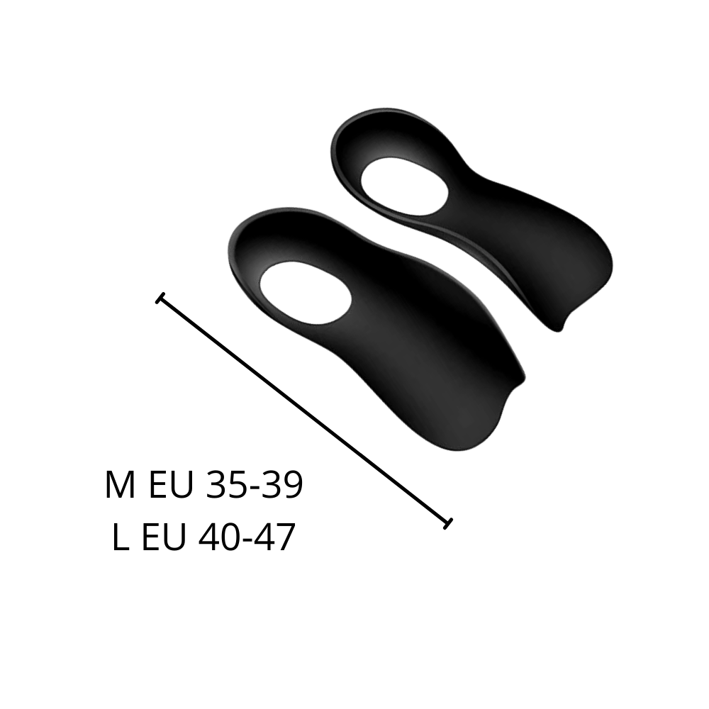 Orthopedische inlegzolen voor platte voeten