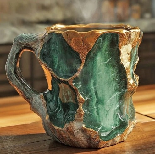 CrystalBrew Koffiemokken | Elegante mineralen kristallen mokken voor een unieke koffie-ervaring
