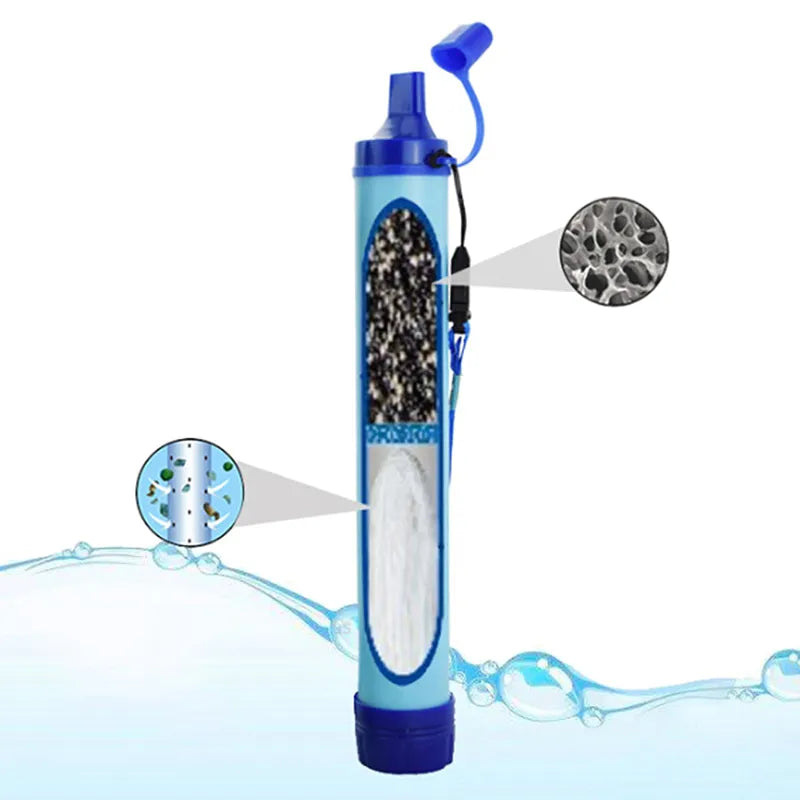 Draagbaar Waterfilter met Vier-Snelheden Filtratiesysteem voor Veilige Drinkwater - Noodwaterzuiveraar
