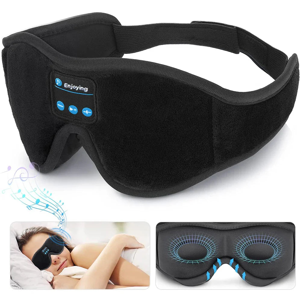 LuxeSlumber Bluetooth Slaapmasker | HD Geluid voor Ononderbroken Nachtrust