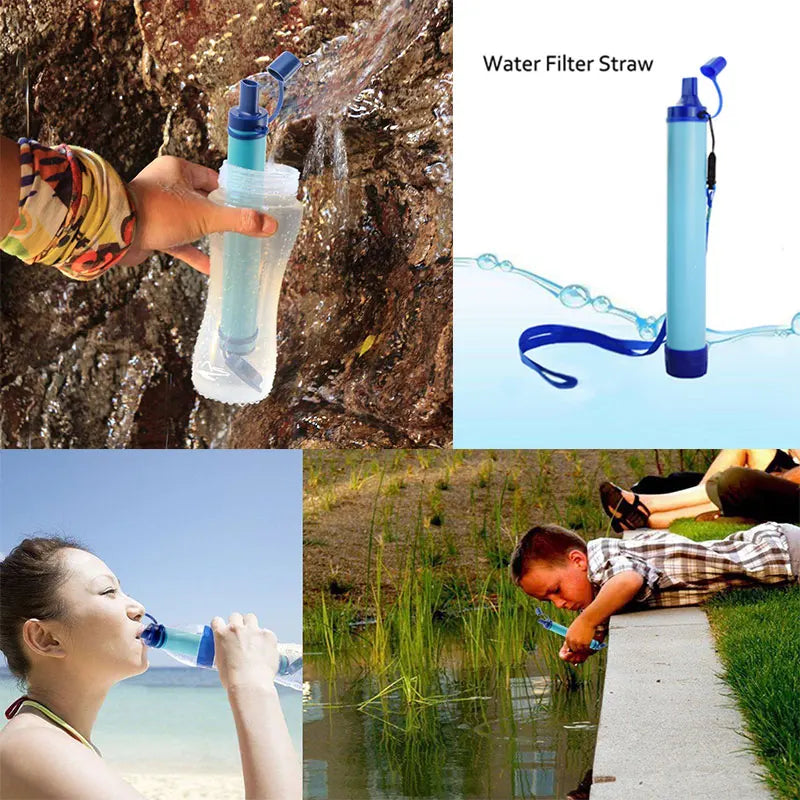 Draagbaar Waterfilter met Vier-Snelheden Filtratiesysteem voor Veilige Drinkwater - Noodwaterzuiveraar