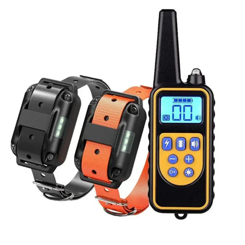 Waterdichte Elektrische Hondenhalsband met Afstandsbediening – Oplaadbaar, Verstelbaar voor Alle Groottes, Humane Trainingsopties