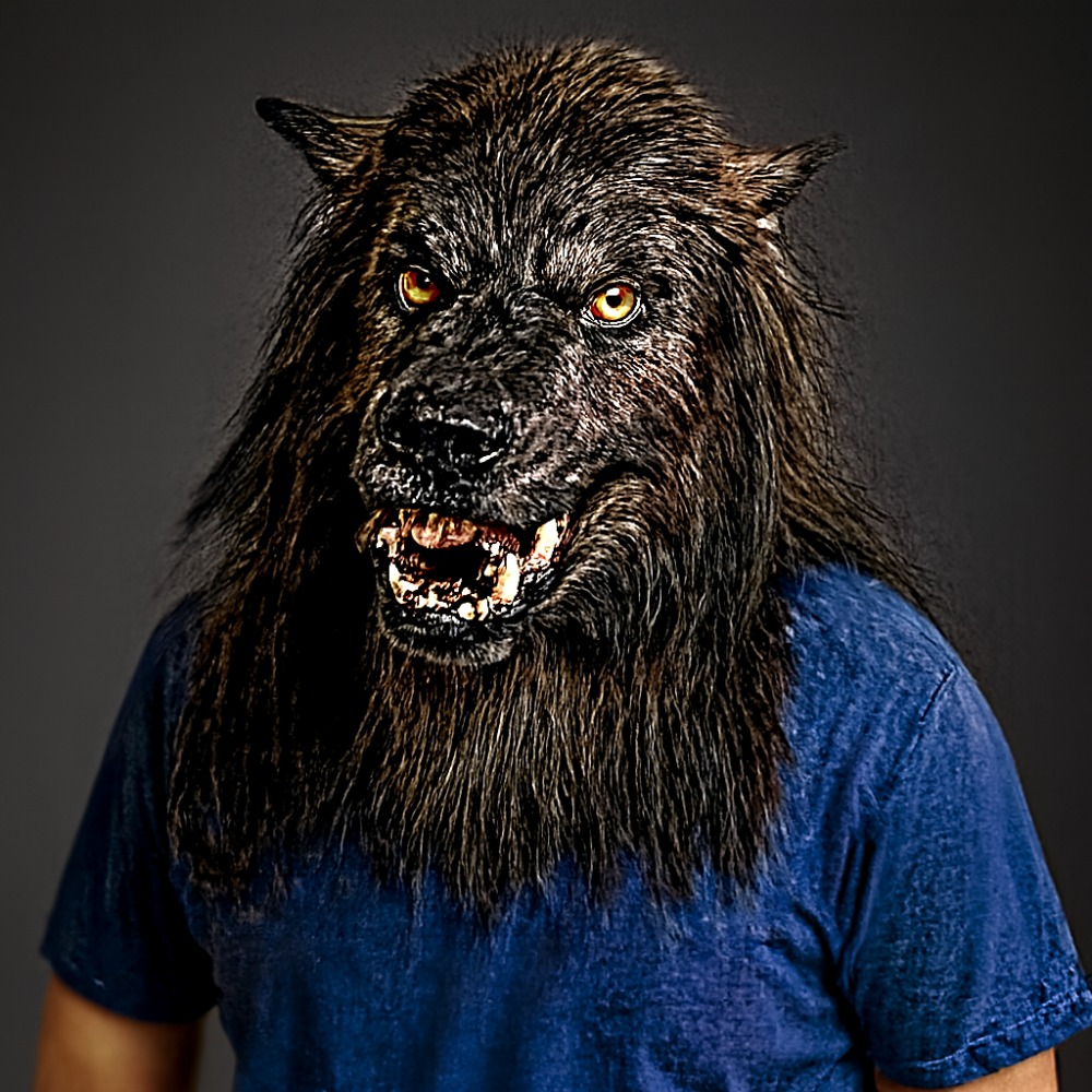 Halloween Wolf Masker Weerwolf Kostuum