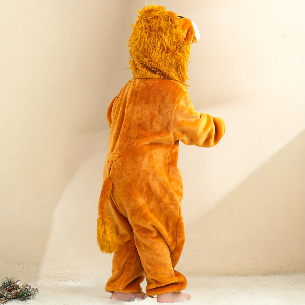 Halloween Baby Leeuw Kostuum Pluche Onesie