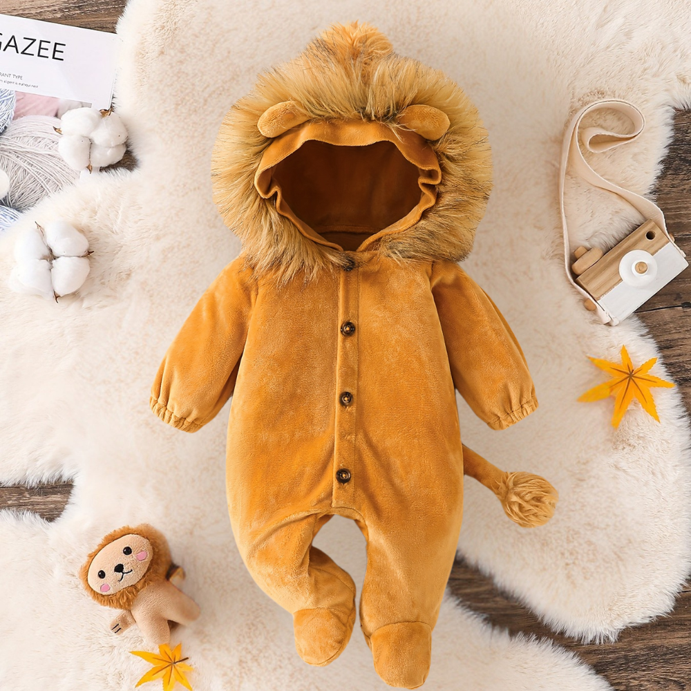 Halloween Baby Leeuw Kostuum Pluche Romper