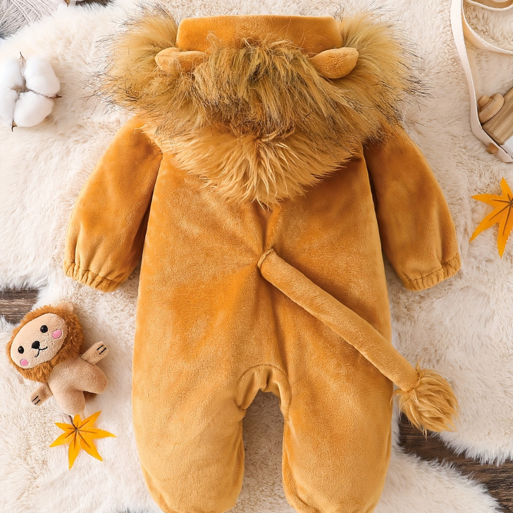 Halloween Baby Leeuw Kostuum Pluche Romper