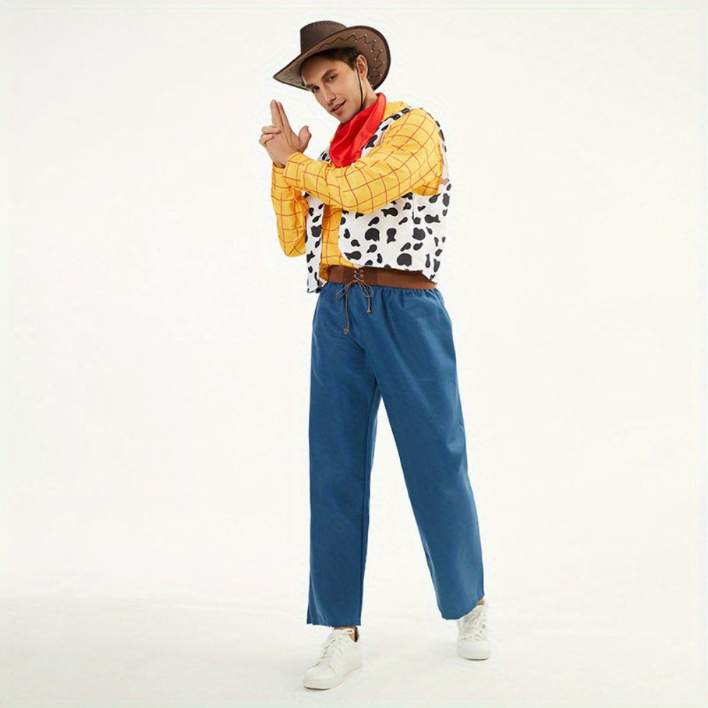 Halloween Kostuum Volwassen Cowboy Polyester Outfit