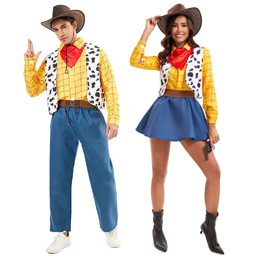 Halloween Kostuum Volwassen Cowboy Polyester Outfit