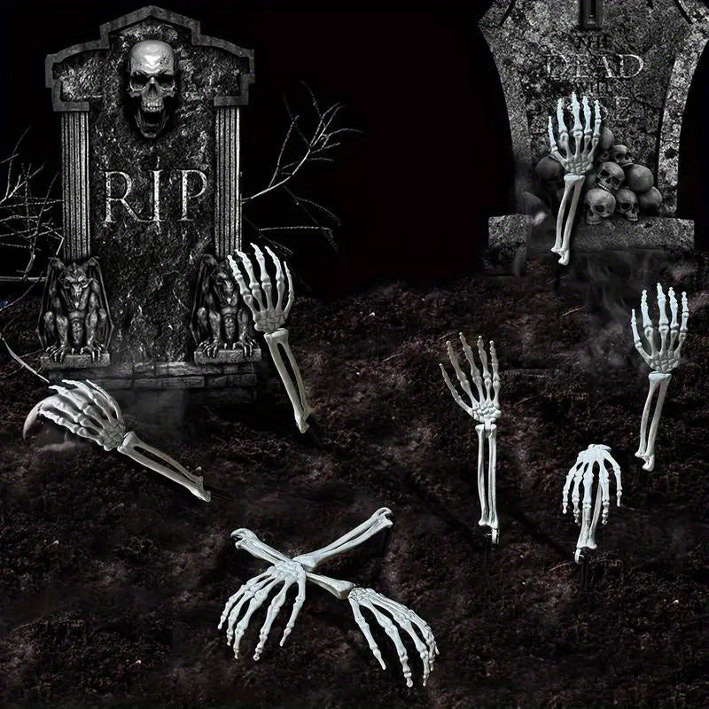 Halloween Decor Skelet Hand Stakes