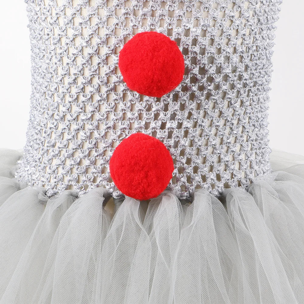 Halloween Kinderen Clown Kostuum Tutu Jurk