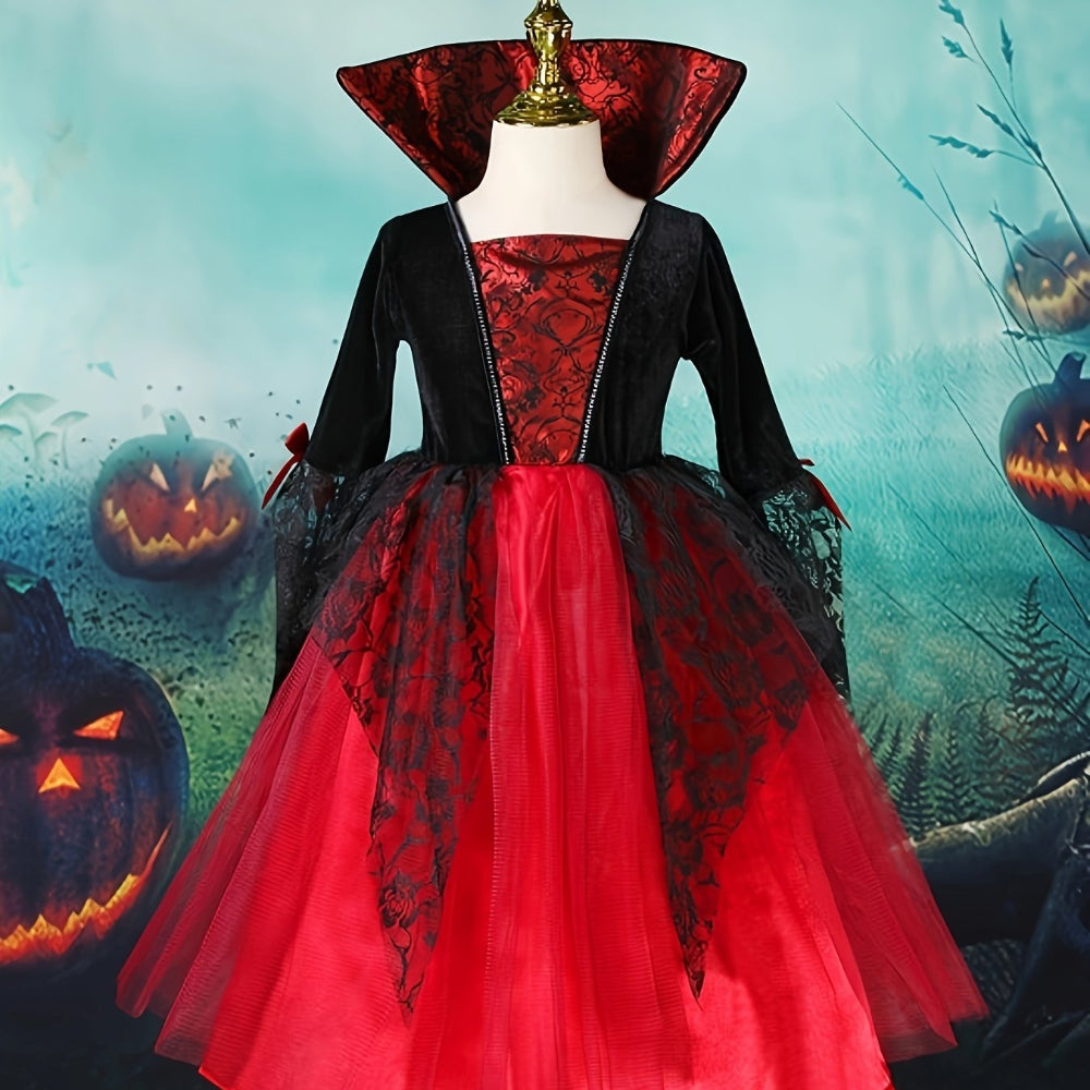 Halloween Kinderen Vampier Kostuum Jurk
