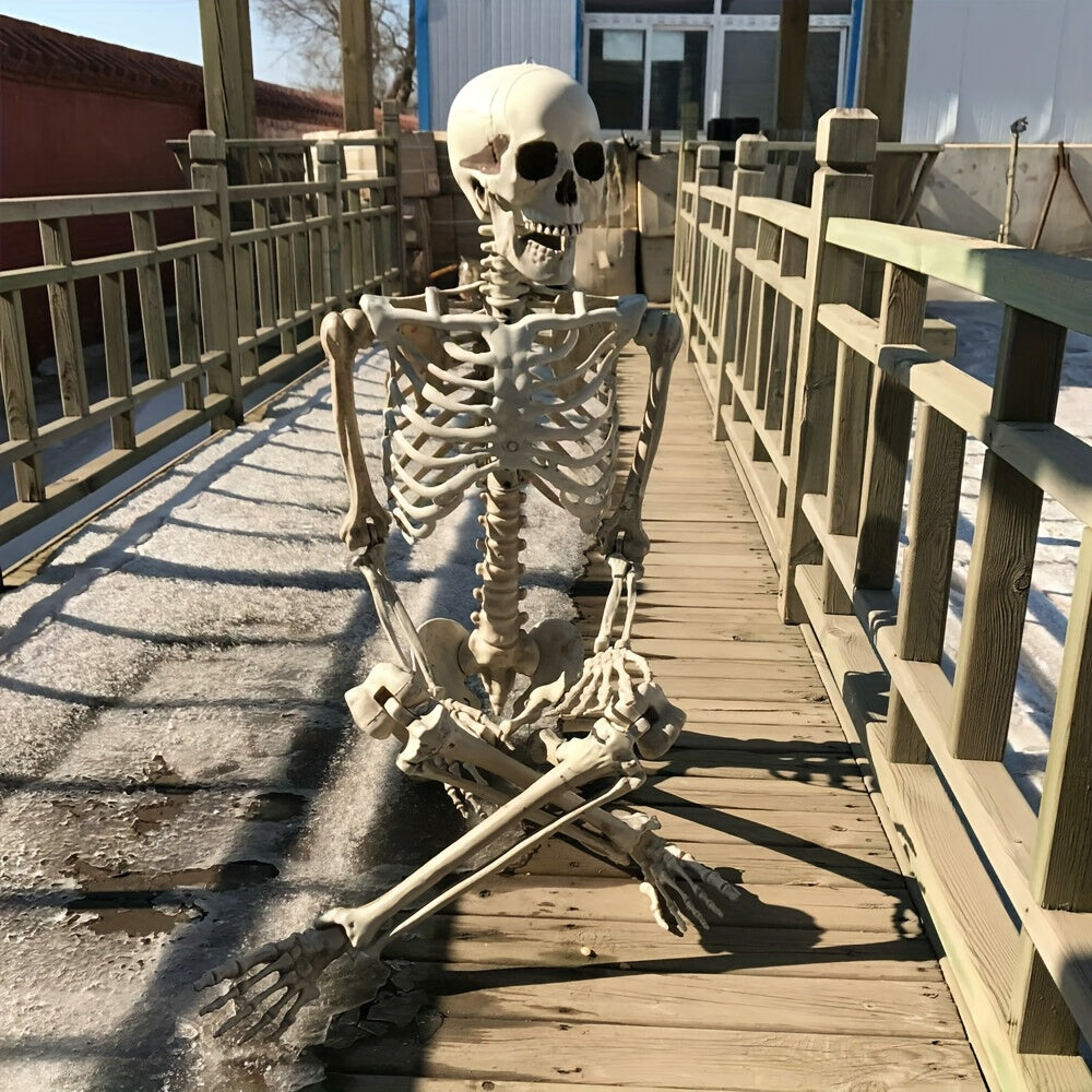 Halloween Levensgrote Poseerbare Skelet Decoratie