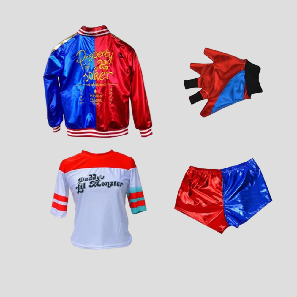 Halloween Quinn Kostuum Kinderen Cosplay Set