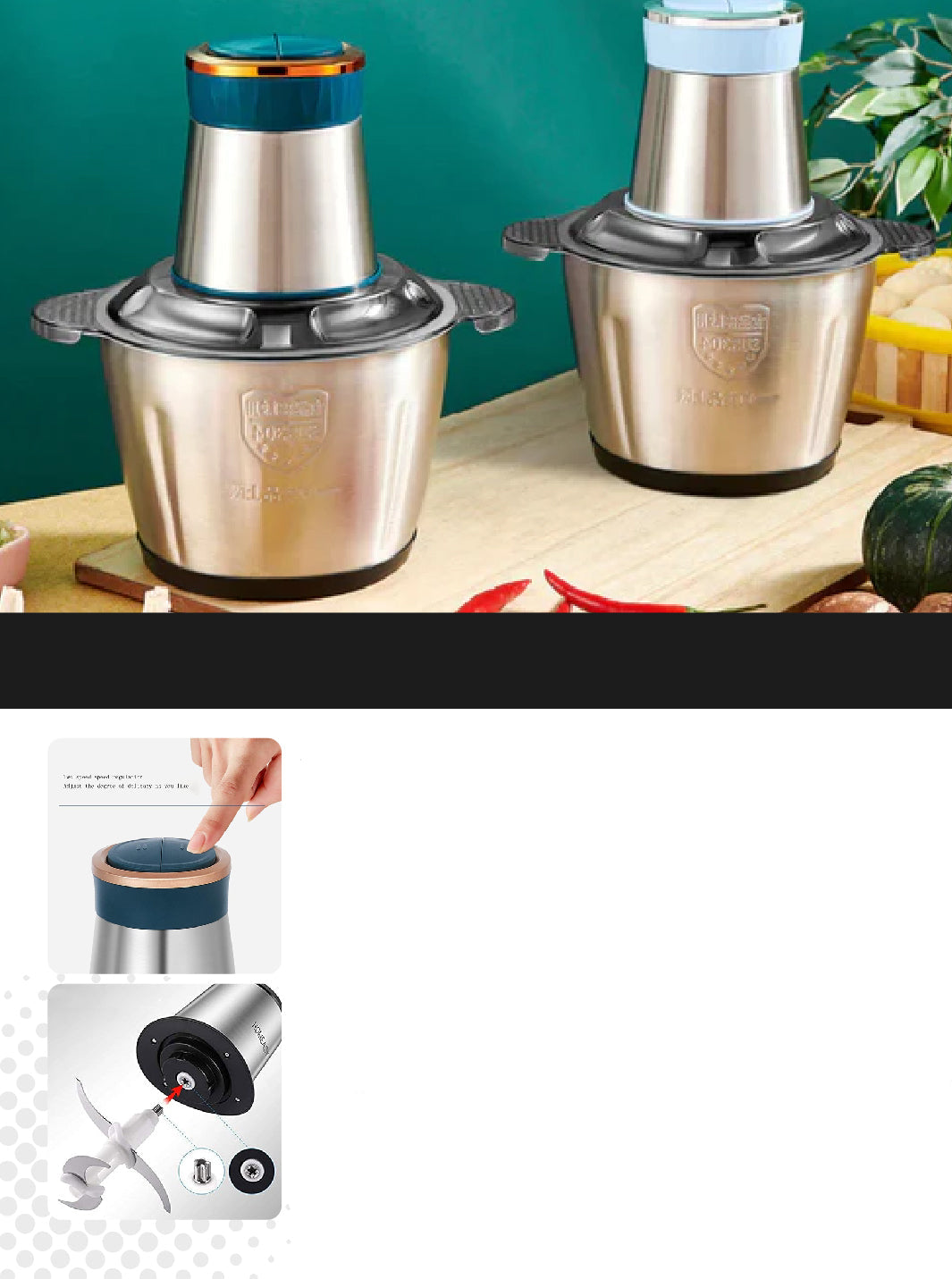 GourmetCraft Voedselbereider | Luxe keukenapparaat voor perfecte maaltijden