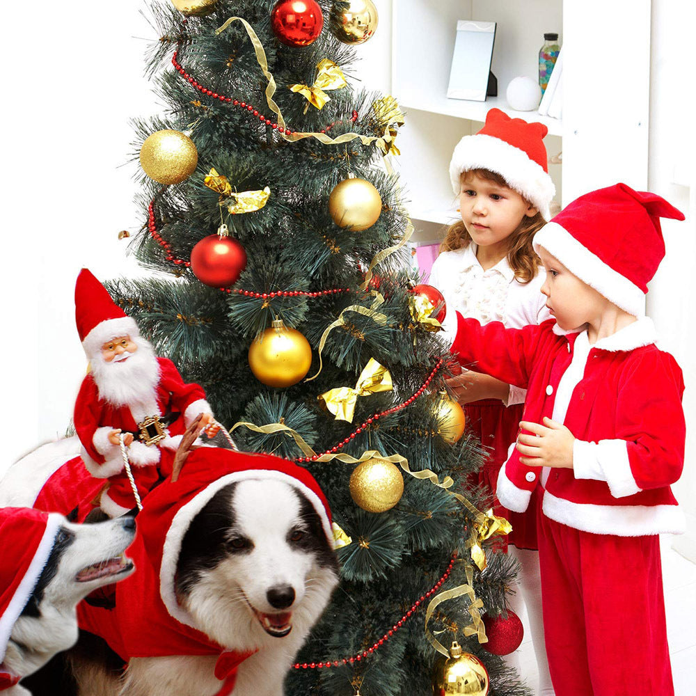 HollyPaws - knus, verstelbaar kerstoutfit voor honden