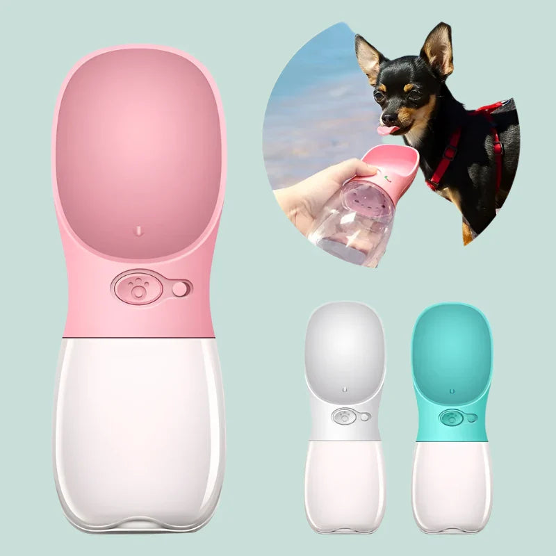 AquaPaw Luxe Waterfles voor Honden | Handige en stijlvolle hydratatie voor uw huisdier