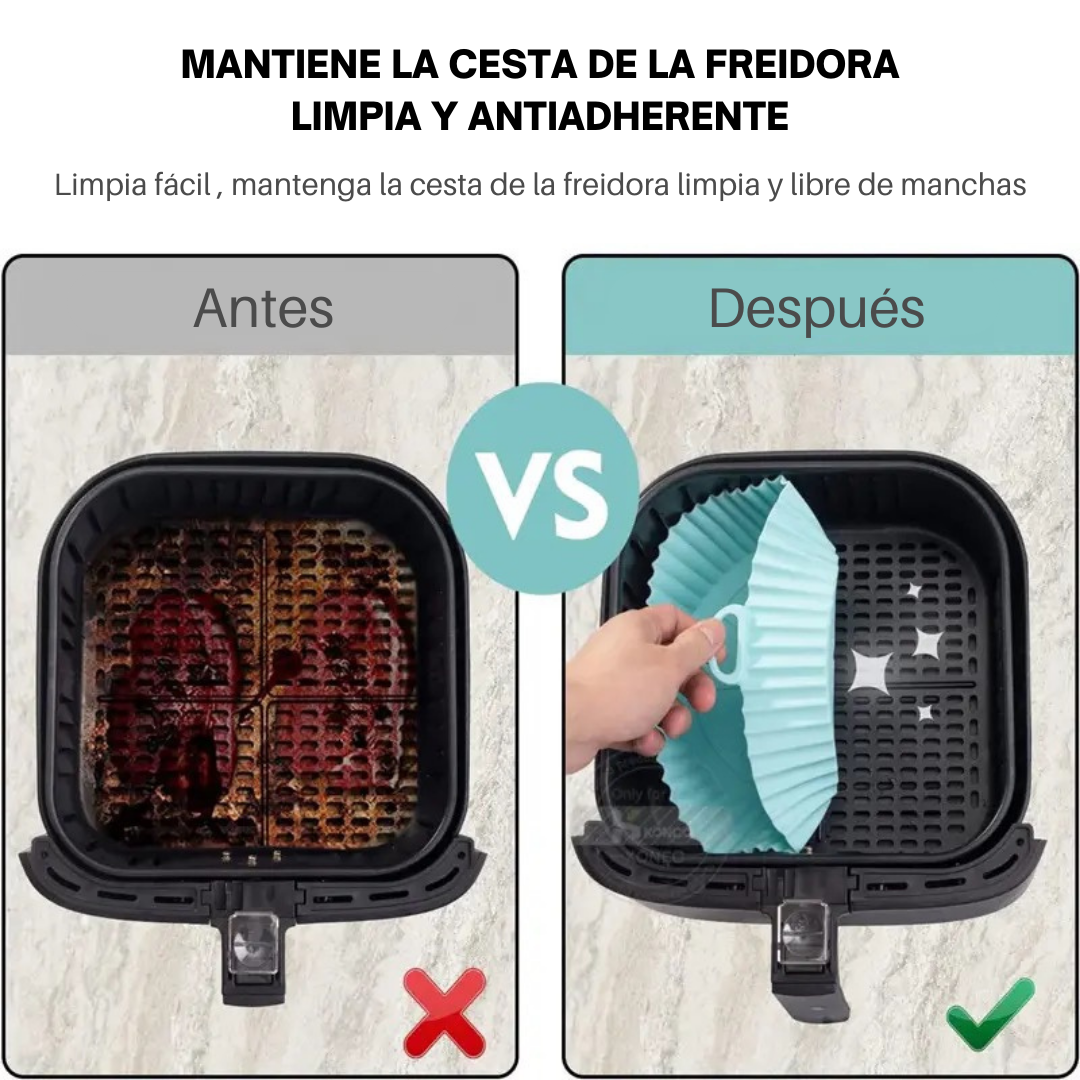 SiliconeAir Max | herbruikbare kookvorm voor friteuses