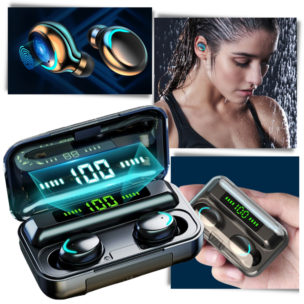 Bluetooth-oordopjes met oplaadbare batterijbox