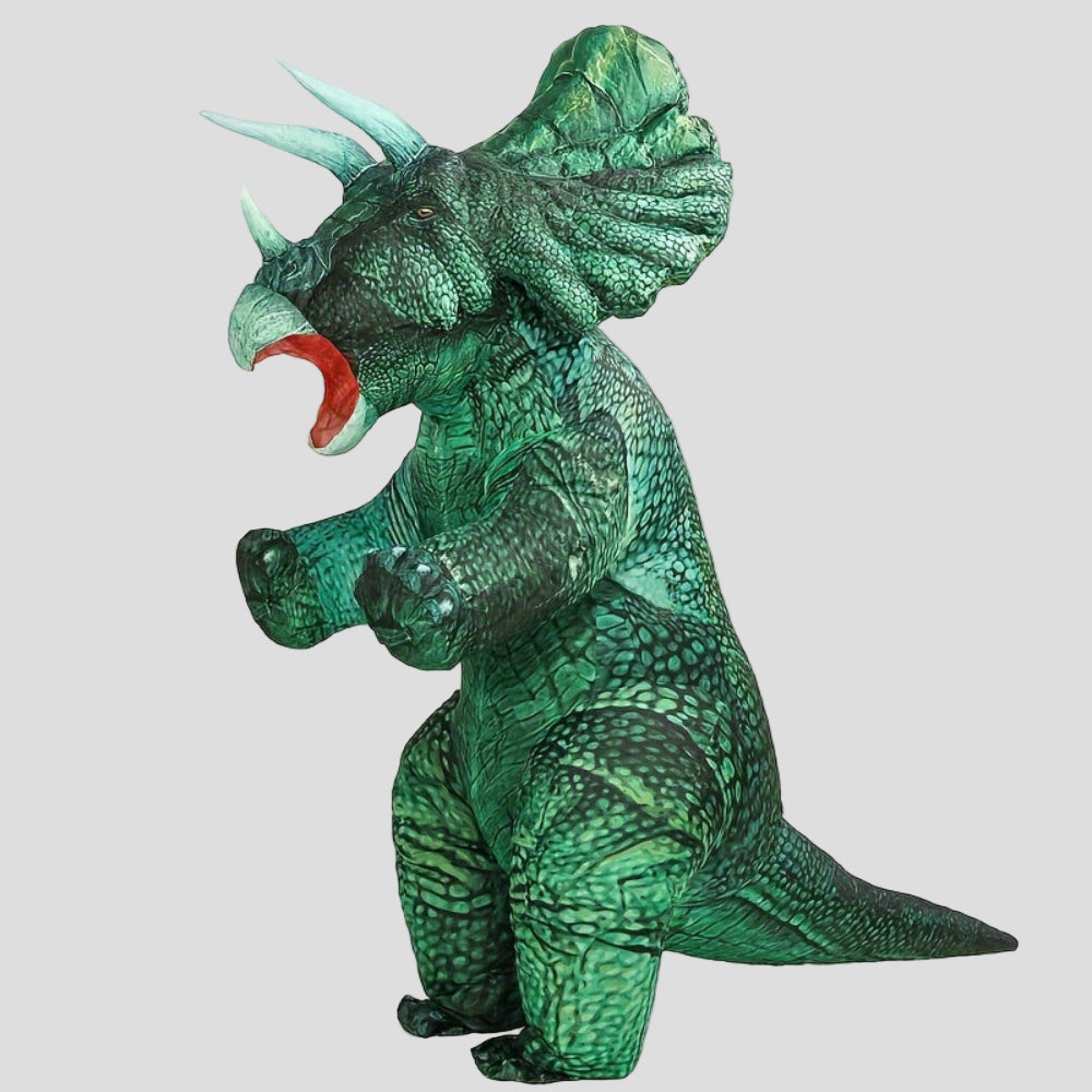 Opblaasbaar Dinosaurus Kostuum Halloween Kostuum Triceratops