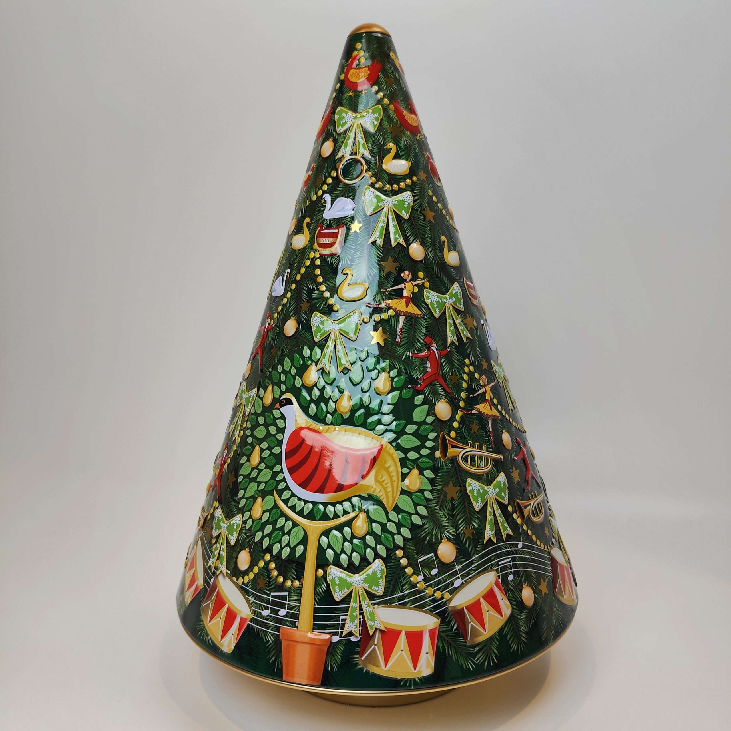 TuneTin | Kerstboom Muziekdoos Koekjestin Feestelijke Gift