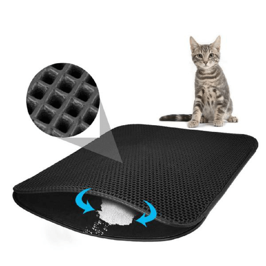 FelineElegance Luxe LitterMat | Hygiënische mat voor een schone kattenomgeving