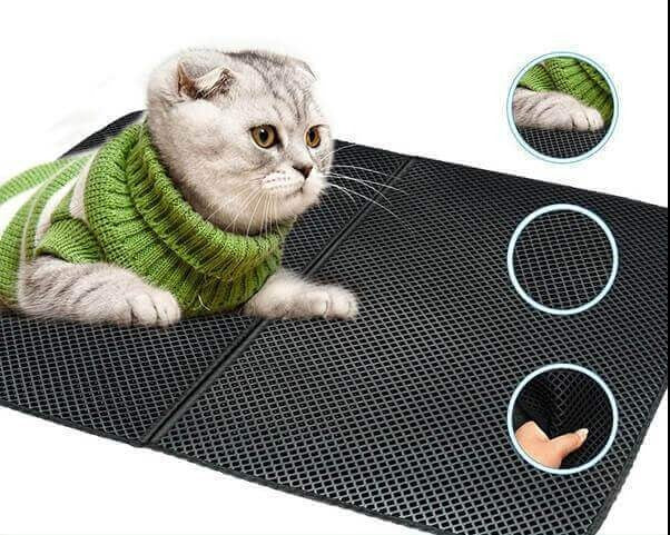 FelineElegance Luxe LitterMat | Hygiënische mat voor een schone kattenomgeving