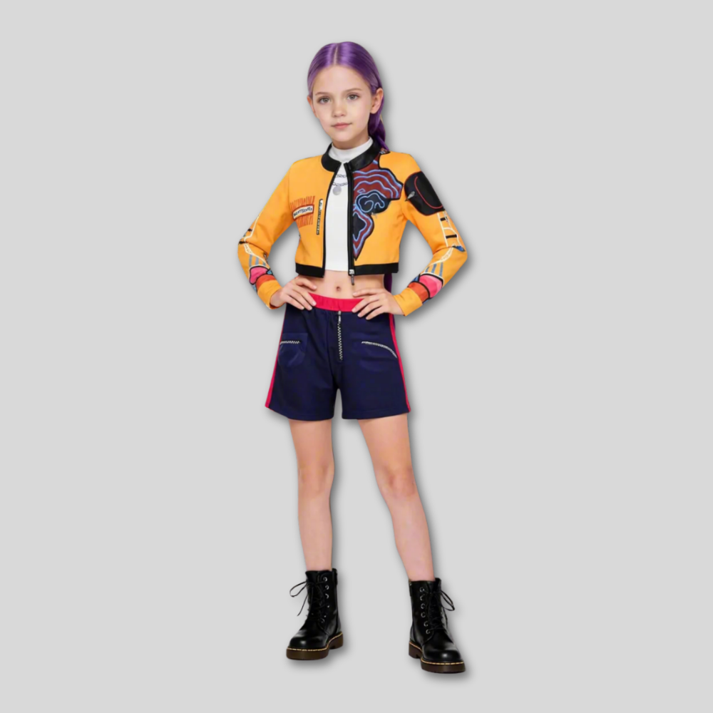 Kinderen Kpop Hunter Halloween Kostuum Outfit
