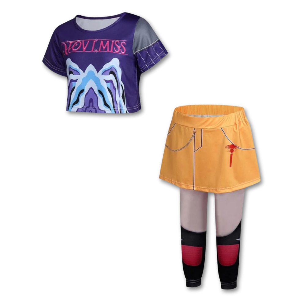 Kinderen Kpop Hunter Halloween Kostuum Outfit