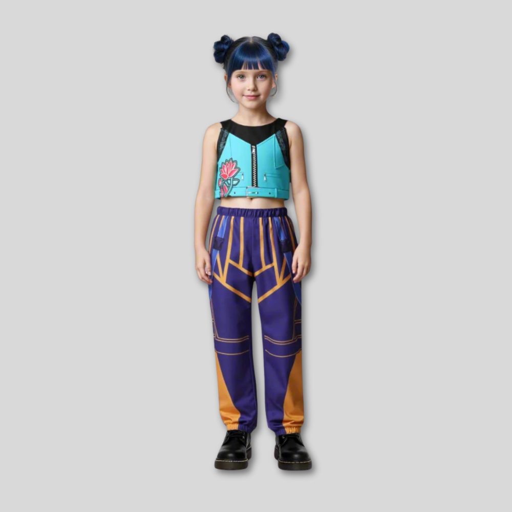 Kinderen Kpop Hunter Halloween Kostuum Outfit