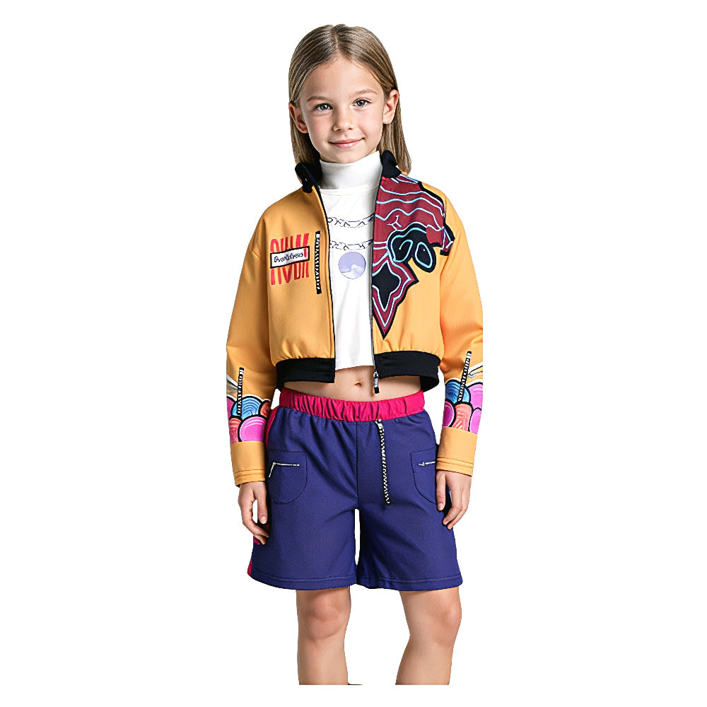 Kids Kpop Hunter Halloween Kostuum Set