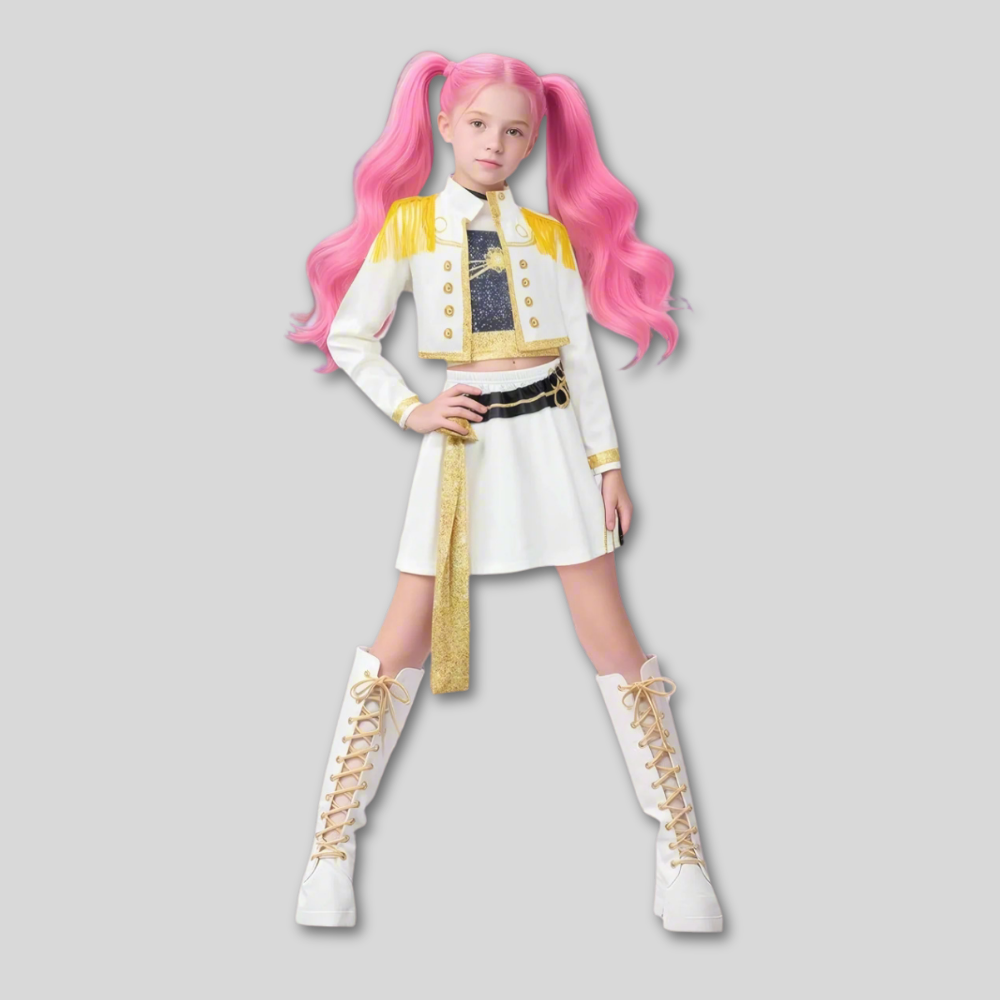 Kinderen Halloween Kpop Hunter Idol Kostuum Set