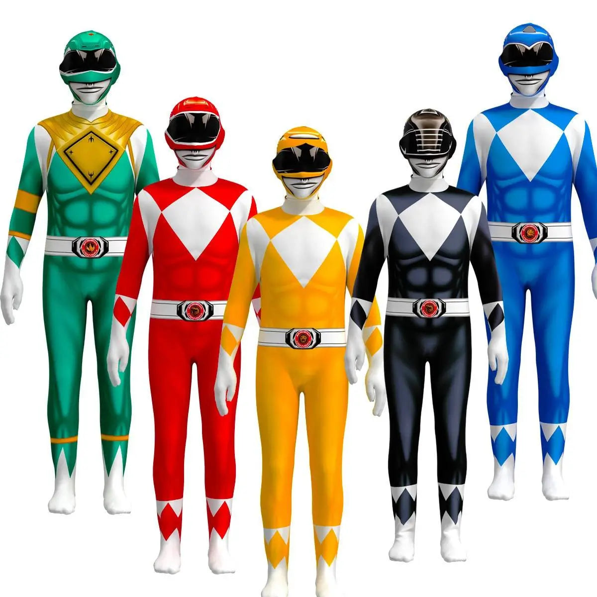 Kid Ranger Halloween Kostuum Jumpsuit | Superheld Cosplay