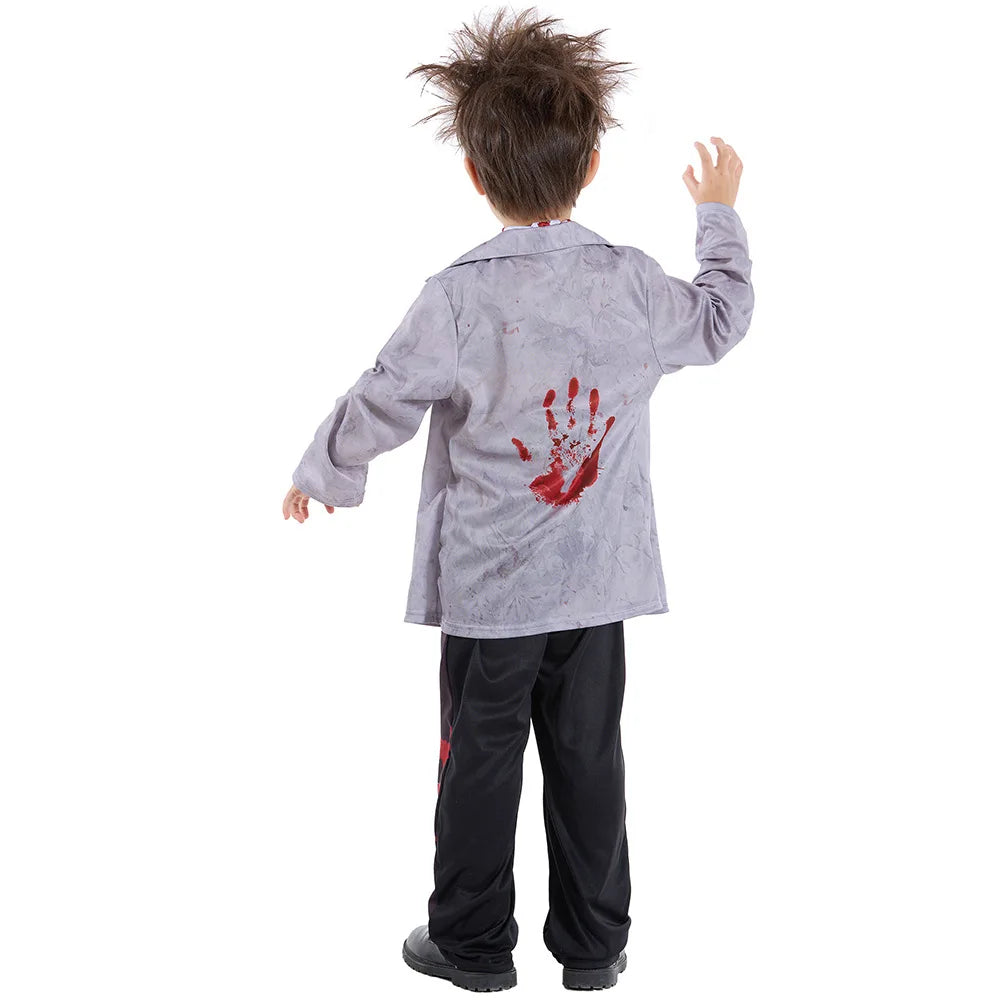 Kinderen Zombie School Halloween Kostuum