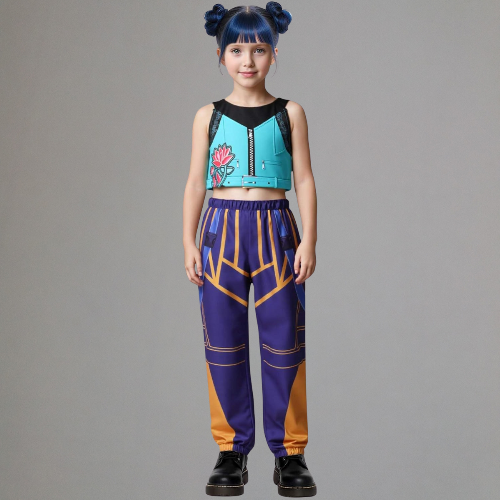 Kpop Hunter Halloween Kostuum Kinderen Podium Outfit