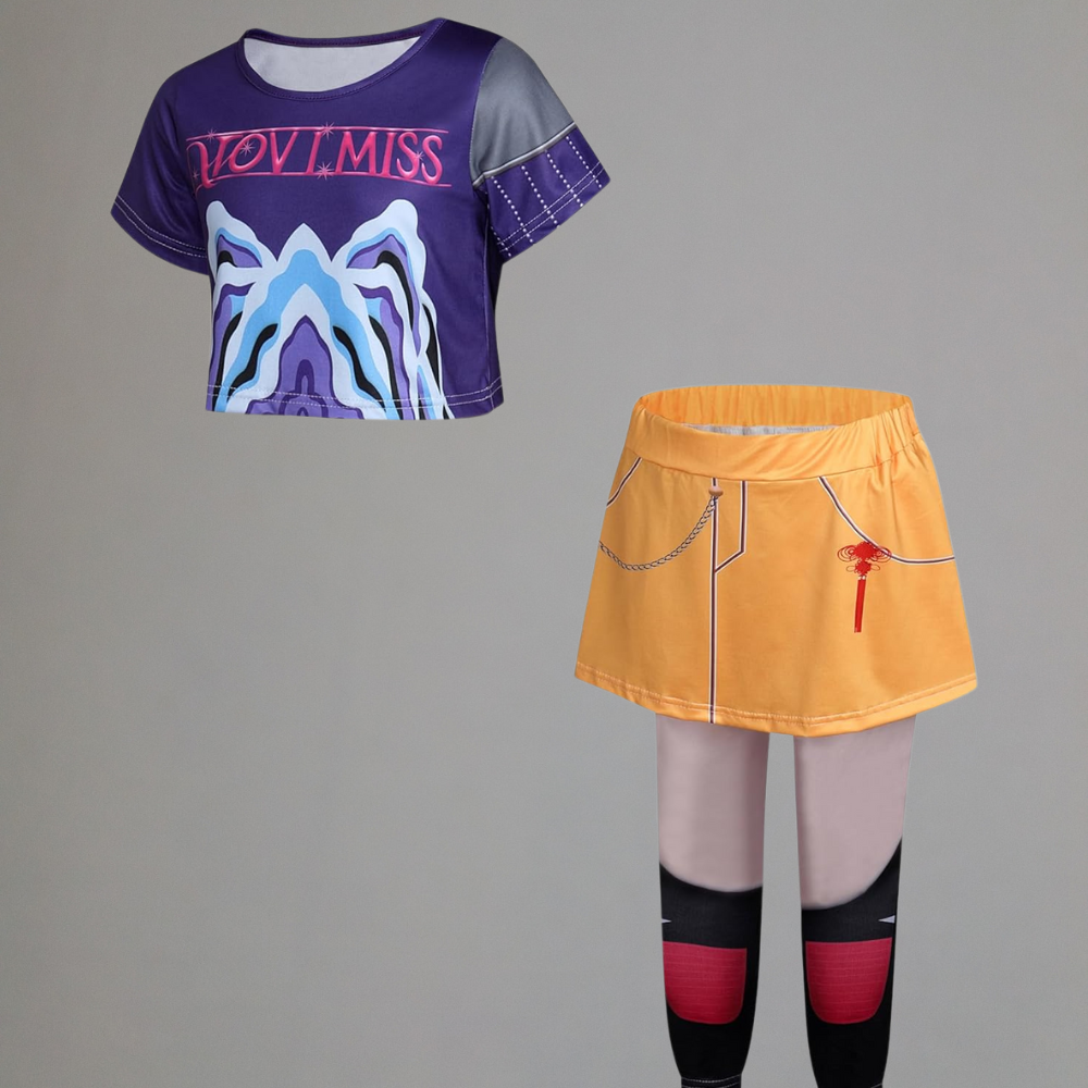 Kpop Hunter Halloween Kostuum Kinderen Podium Outfit