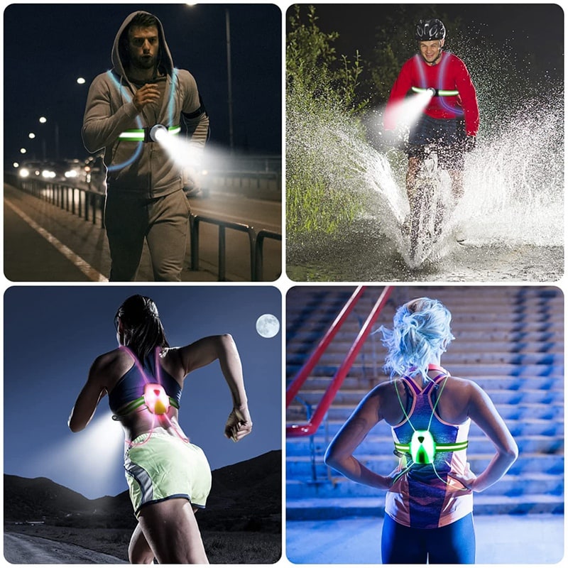 LED-veiligheidsvest voor hardlopers – ReflectSafe Lente 2025 Editie