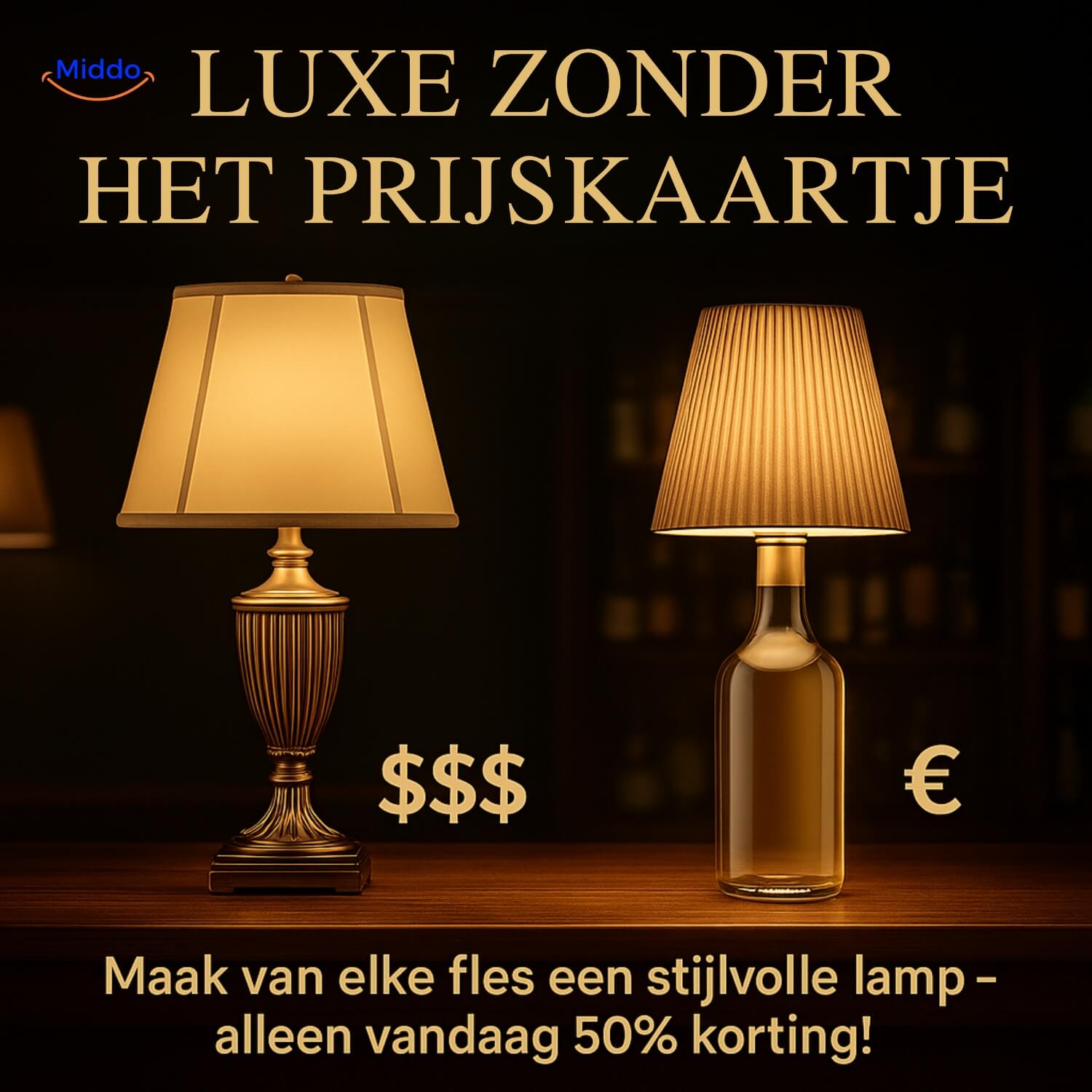 LumaGlow Flessenlamp | Transformeer elke fles in een fascinerend lichtspel!