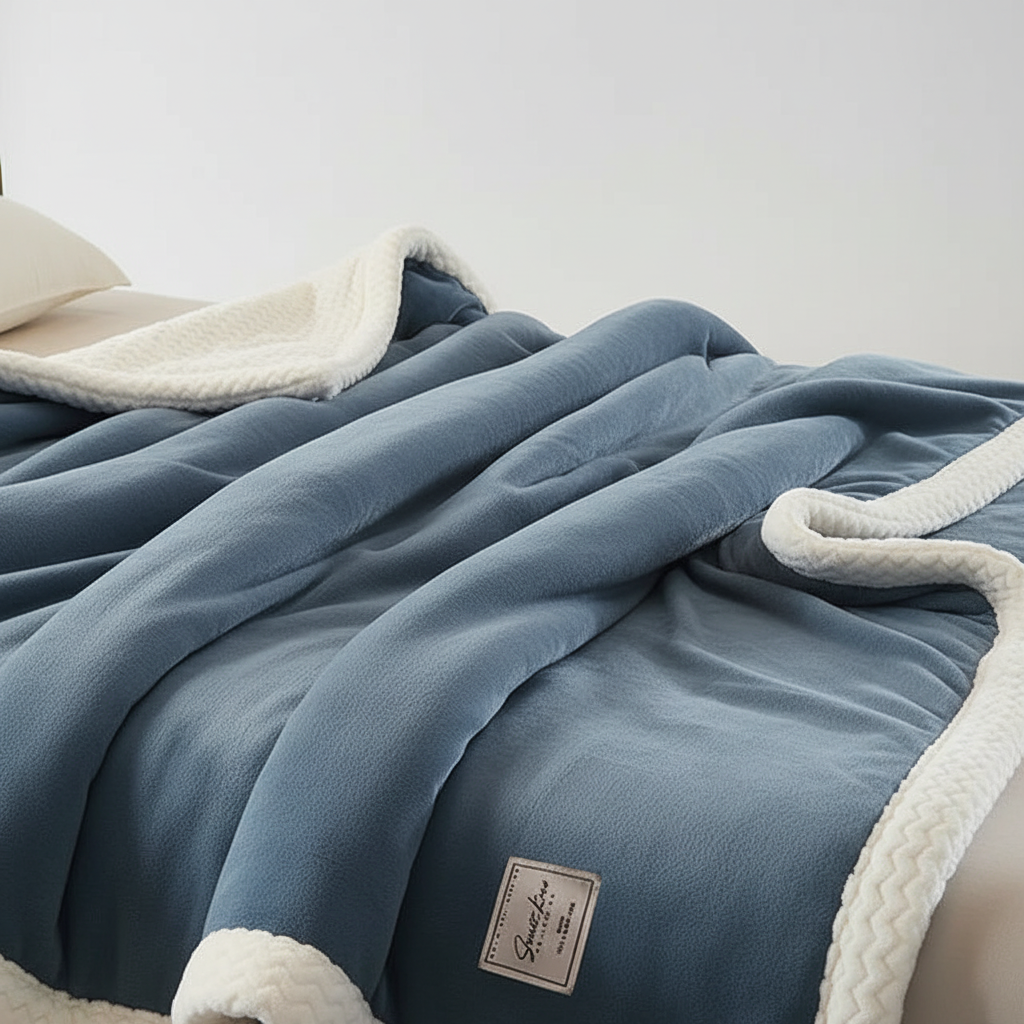 CozyLuxe Fleece-dekens – Zachte winterdeken van hoogwaardig polyester voor warmte en comfort