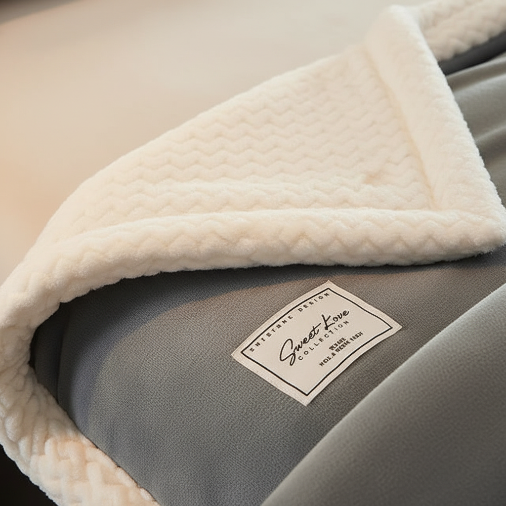 CozyLuxe Fleece-dekens – Zachte winterdeken van hoogwaardig polyester voor warmte en comfort