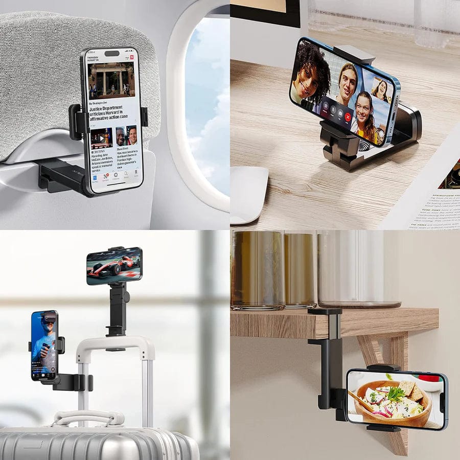 Comfortabele Telefoonhouder voor Handsfree Kijken - Draagbare Telefoonstandaard Compatibel met Alle Telefoonformaten