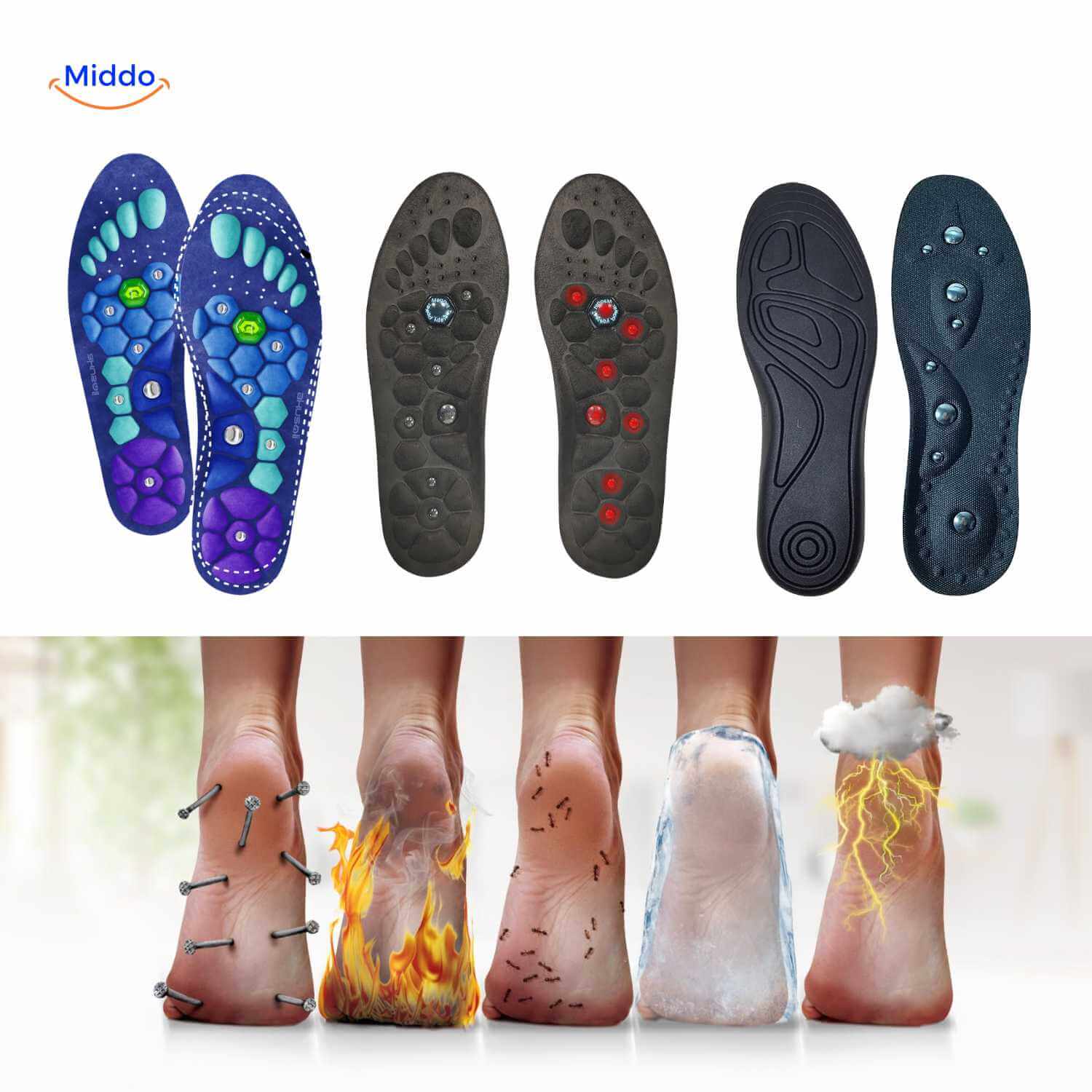 MagneFit Comfort Inlegzolen | Ademende, schokabsorberende zolen voor optimaal draagcomfort