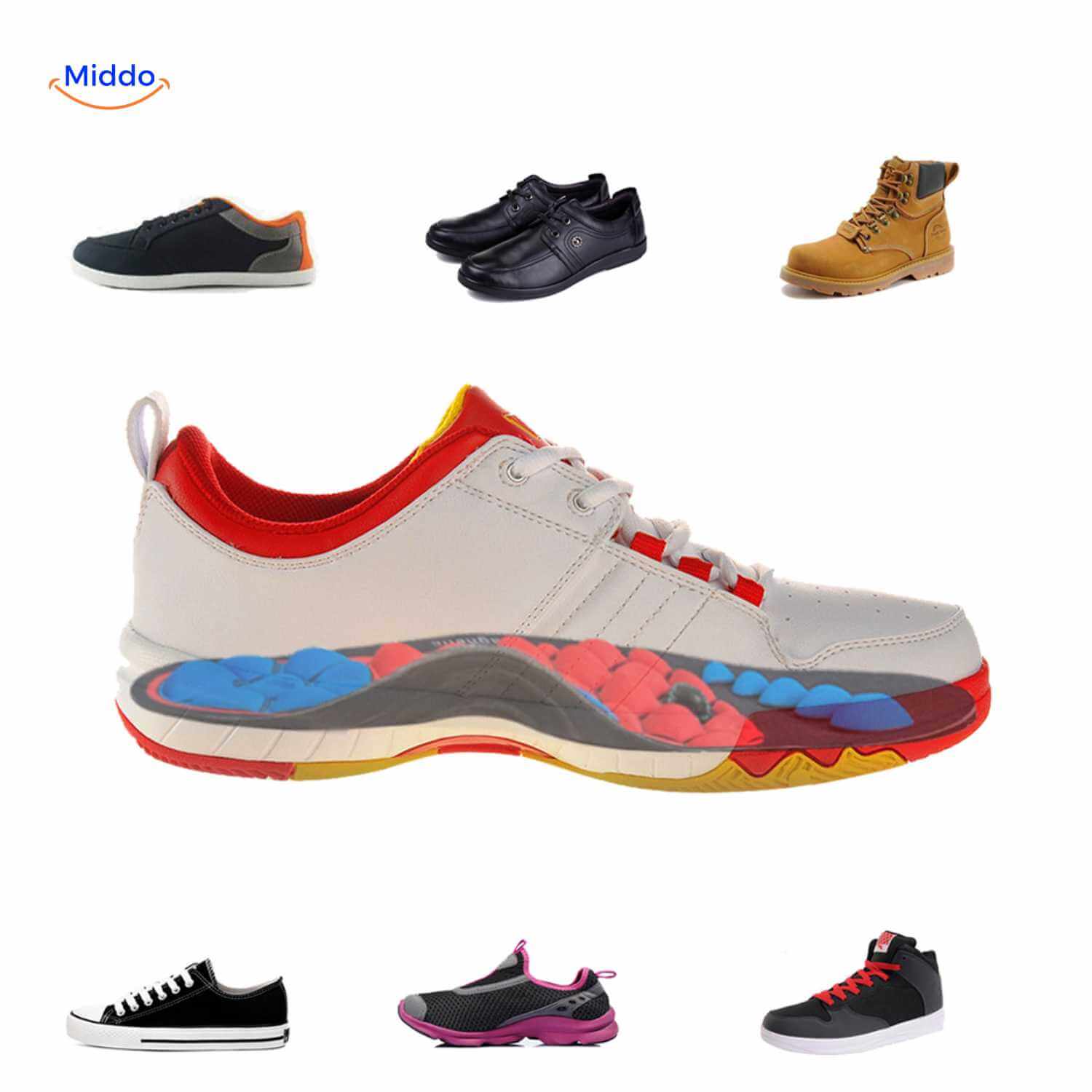 MagneFit Comfort Inlegzolen | Ademende, schokabsorberende zolen voor optimaal draagcomfort