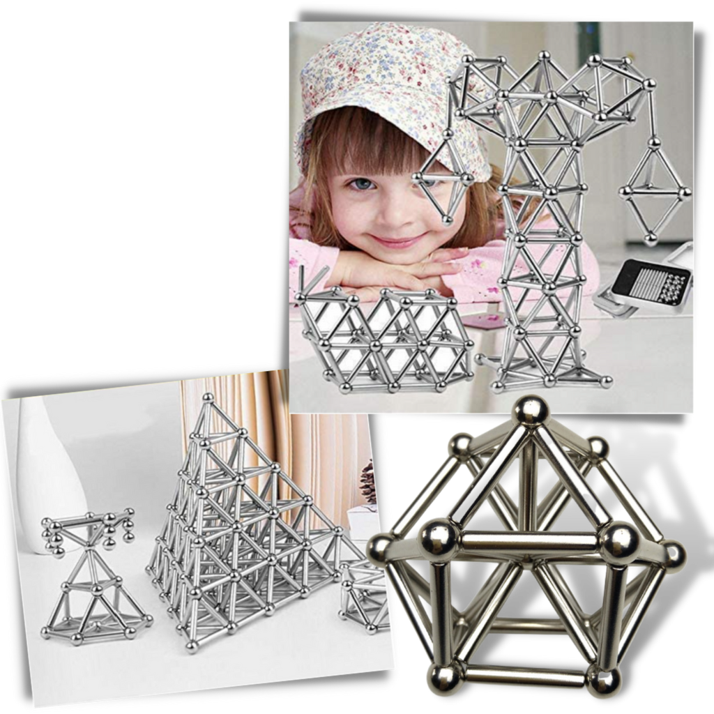 Magnetische constructie Stokken en Ballen