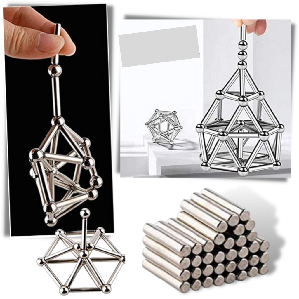 Magnetische constructie Stokken en Ballen