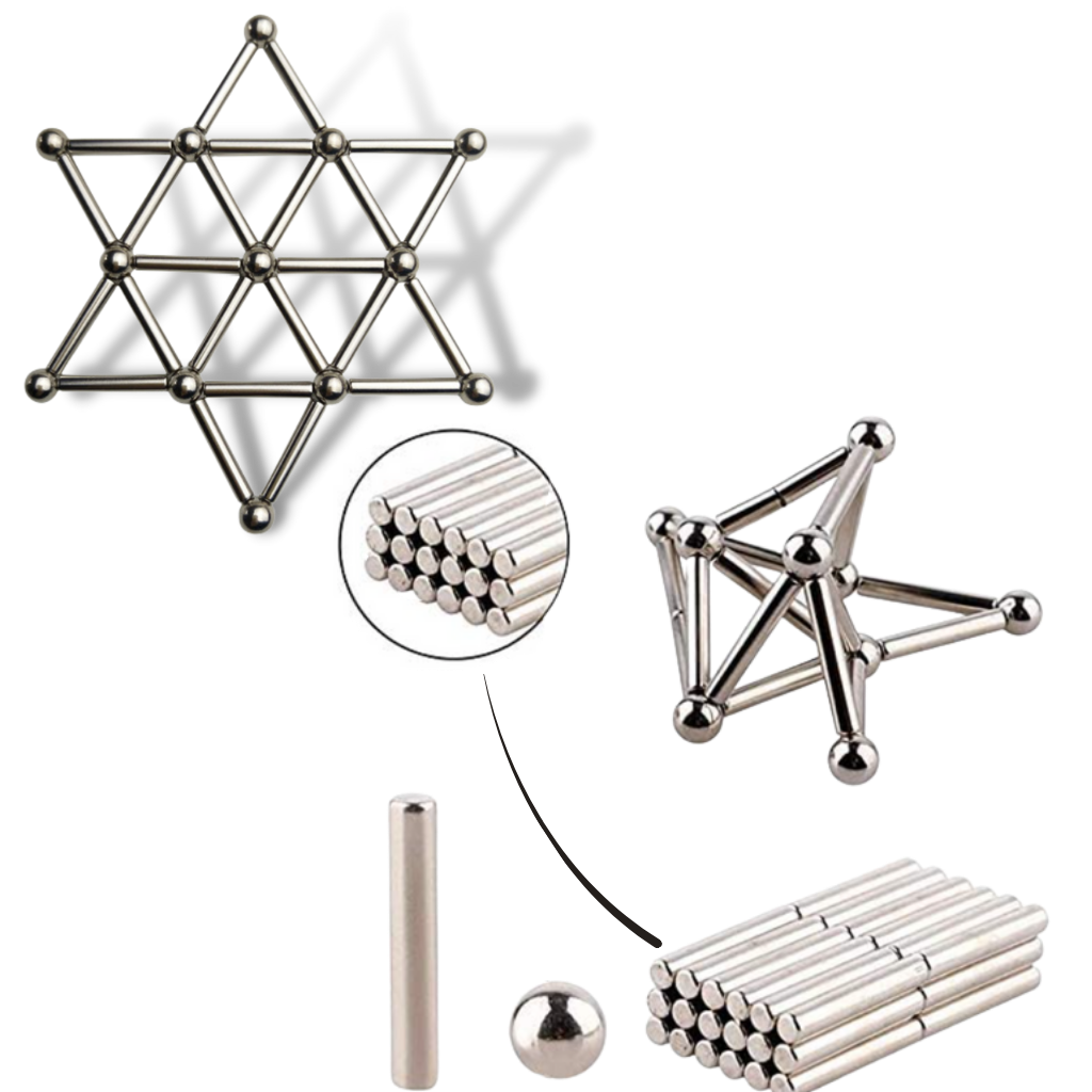 Magnetische constructie Stokken en Ballen